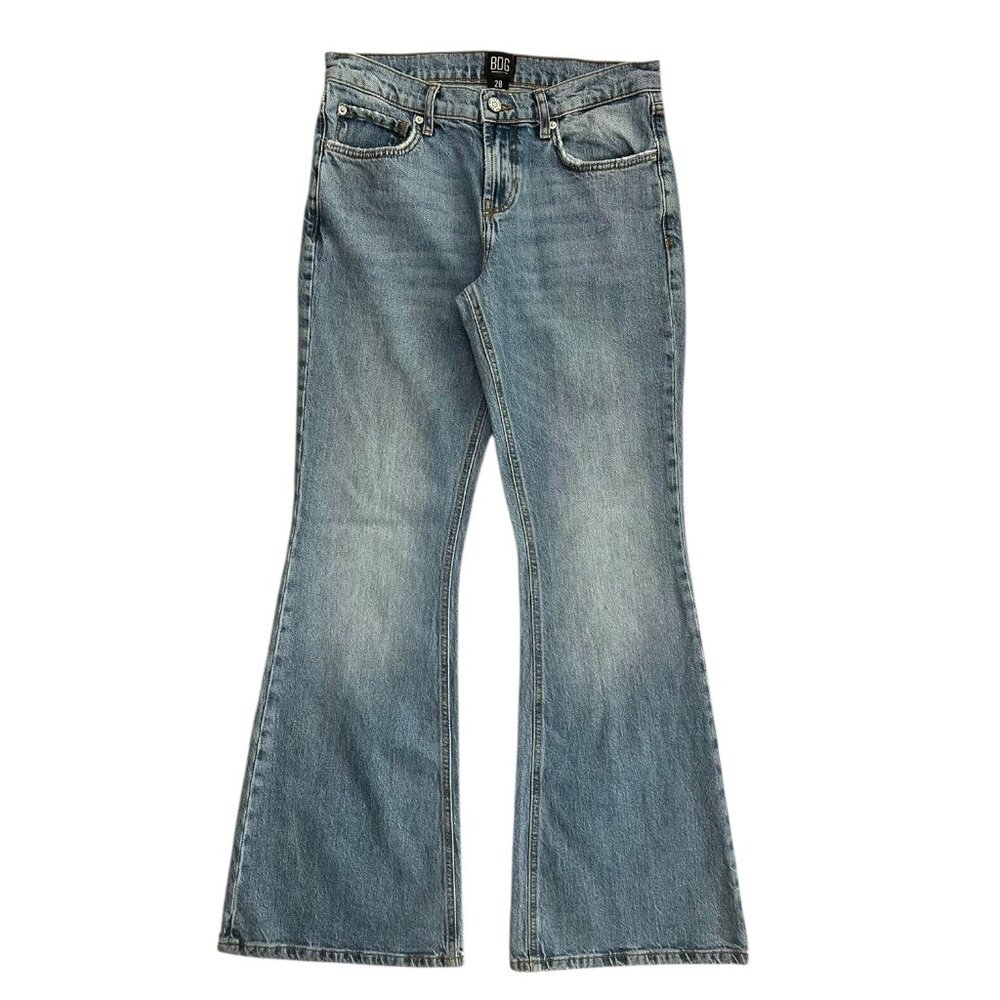 BDG  Light Wash Flare Jeans Size 28 Boho Western Bell‎ Bottom Cowgirl Rodeo